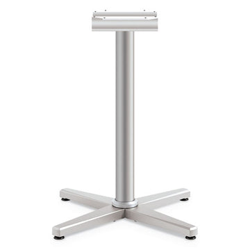 HON® Arrange X-leg Base For 42-48" Tops, 32w X 32d X 40h, Silver freeshipping - TVN Wholesale